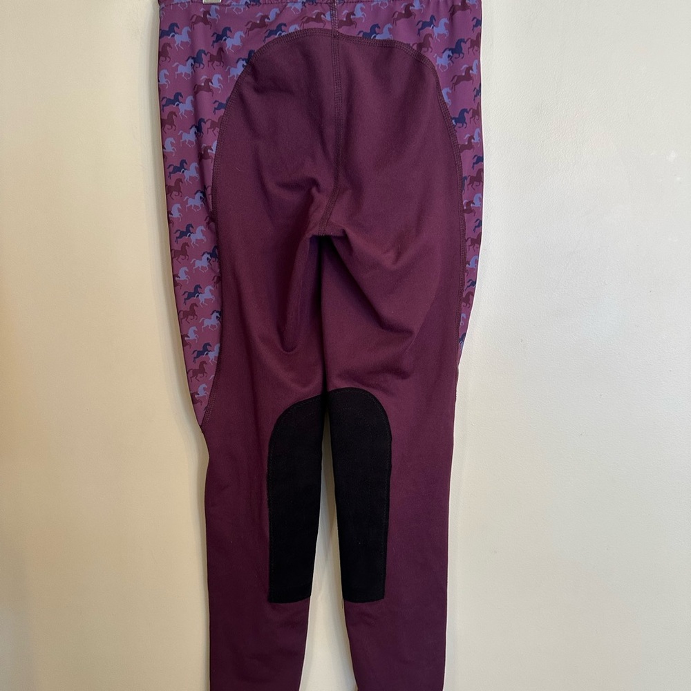 Kids Performance Knee Patch Riding Tight - large - Picture 2 of 5